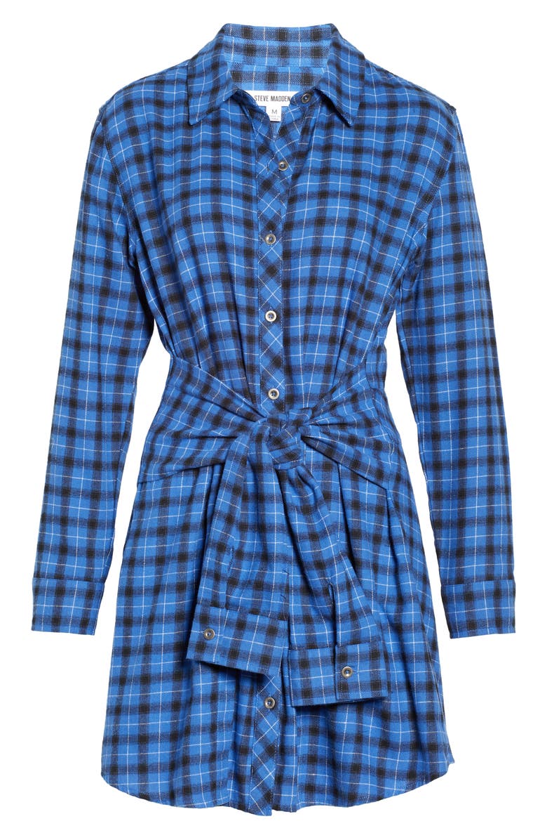 Steve Madden Peyton Long Sleeve Shirtdress, Alternate, color, 