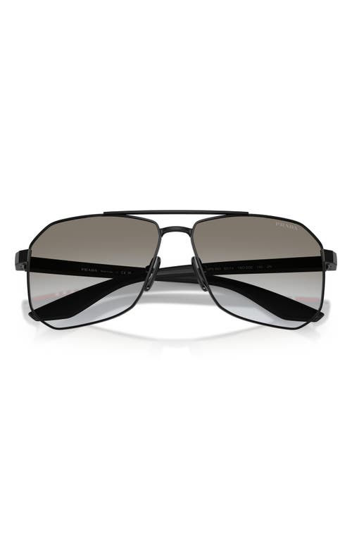 Prada Linea Rossa Ps A53s 1bo5o0 Nero Opaco Sunglasses In Black