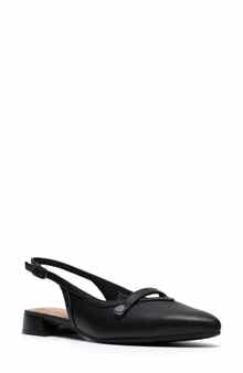 Clarks® Natalyn Pointed Toe Slingback Flat