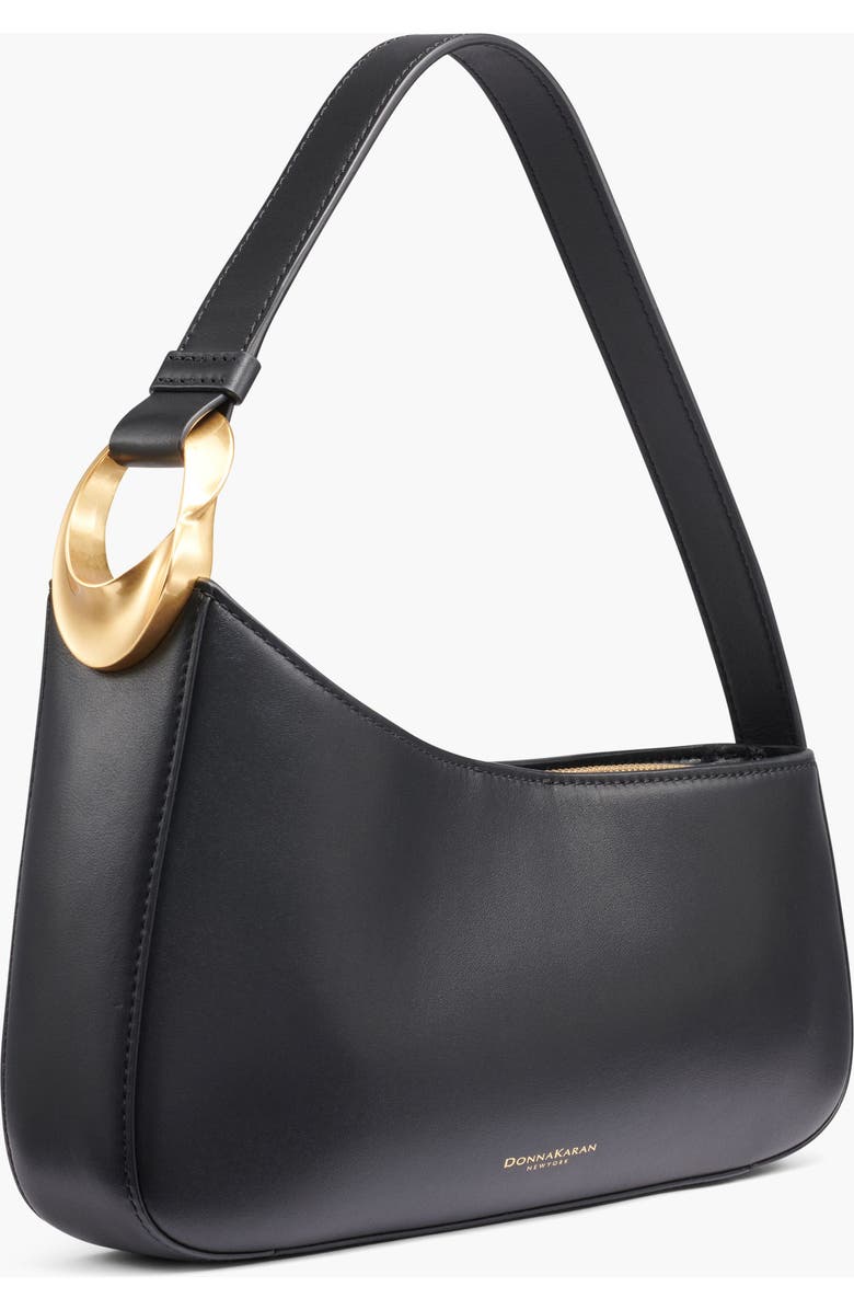 Donna Karan New York Jersey Shoulder, Alternate, color, Blk/Gold