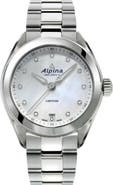 ALPINA Comtesse Mother-of-Pearl & Diamond Bracelet Watch, 34mm