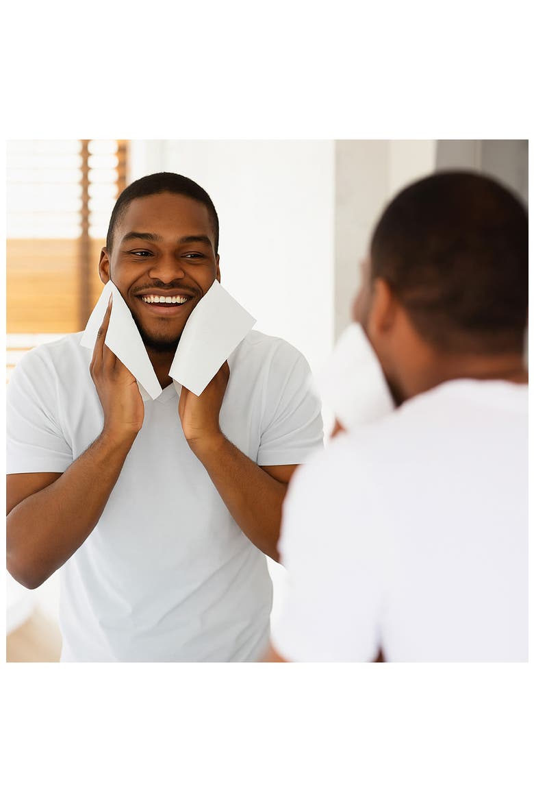 Clean Facial Towels, Alternate, color, WHITE