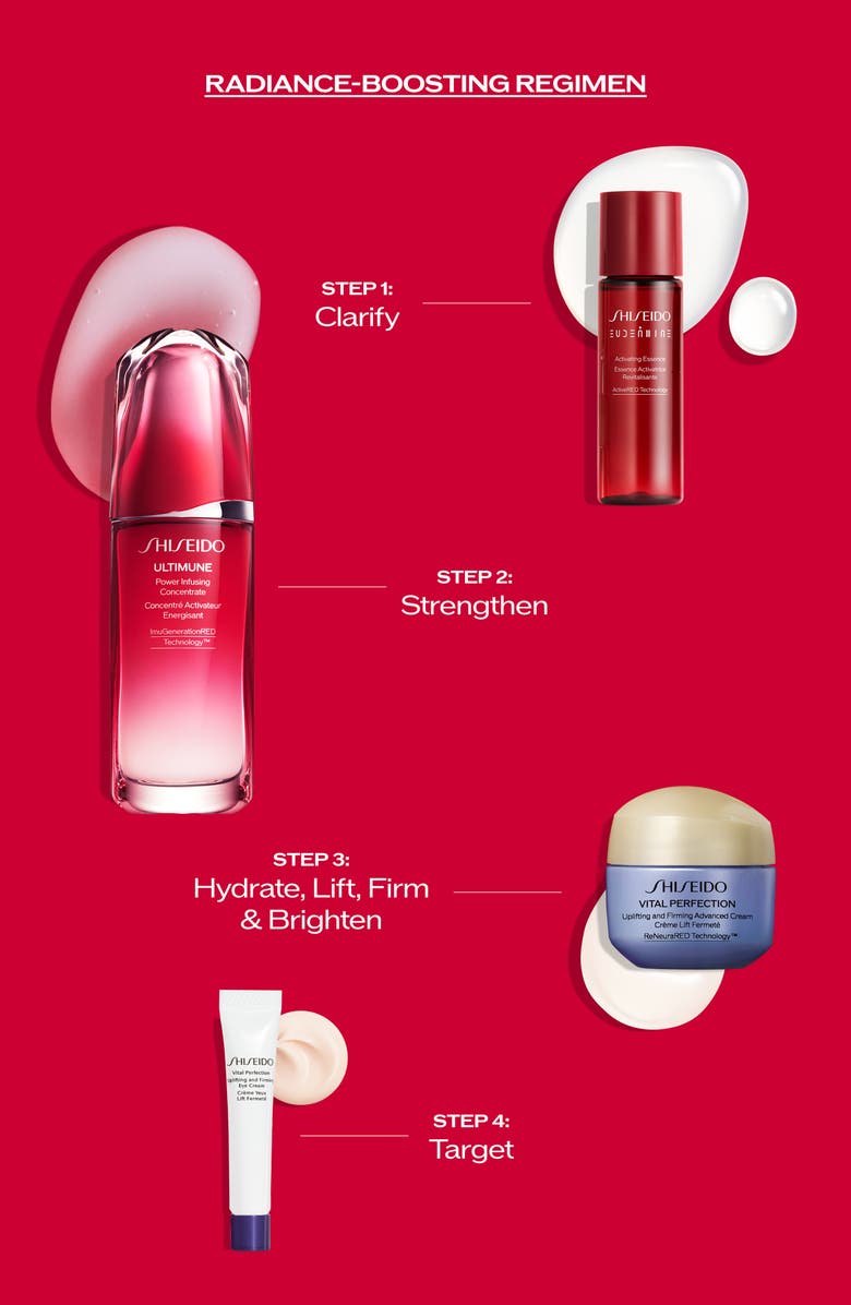 Shiseido Radiance-Boosting Regimen 4-Piece Set, Alternate, color,