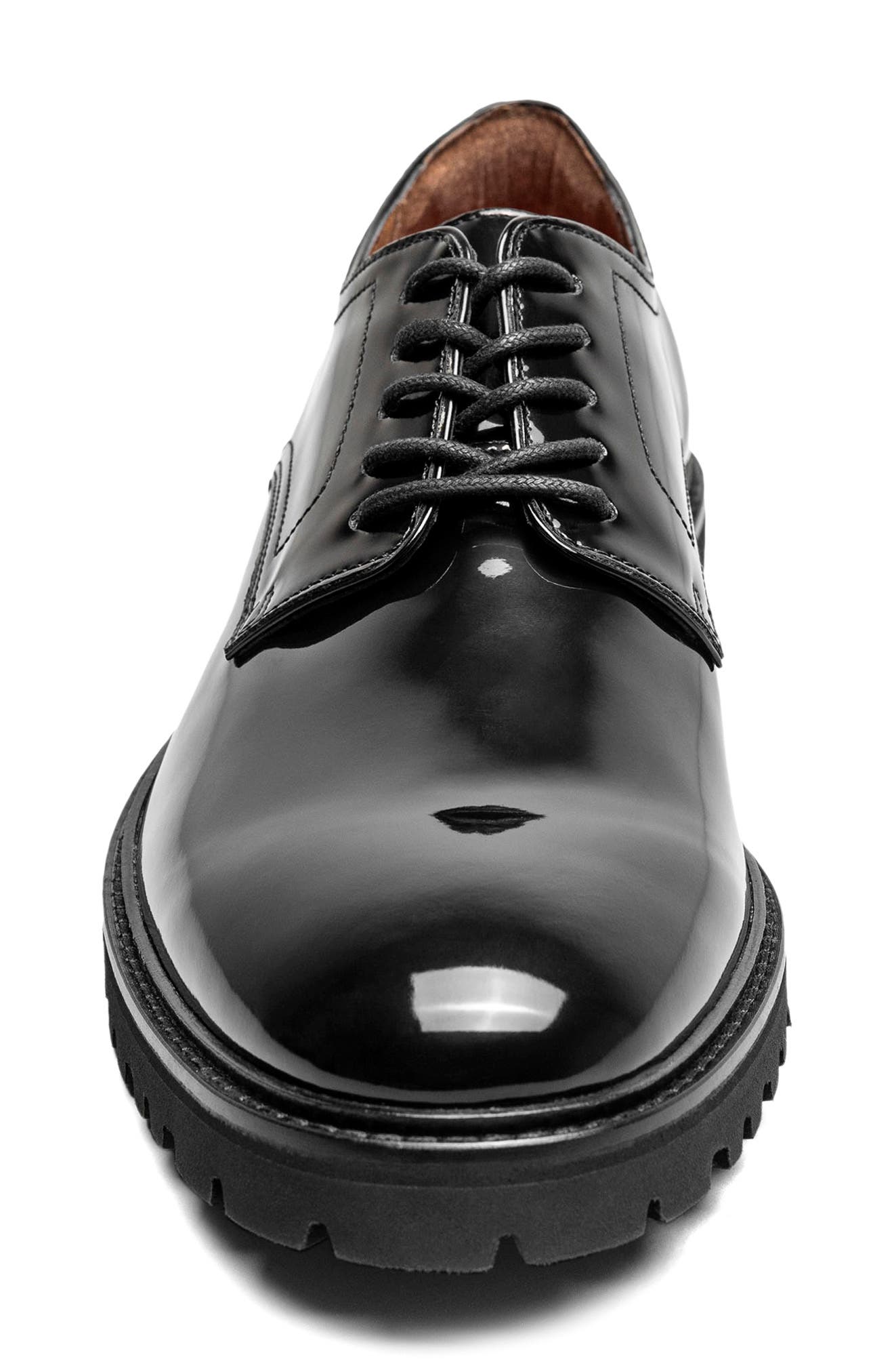 Hartcliffe Plain Toe Derby, Alternate, color, BLACK PATENT