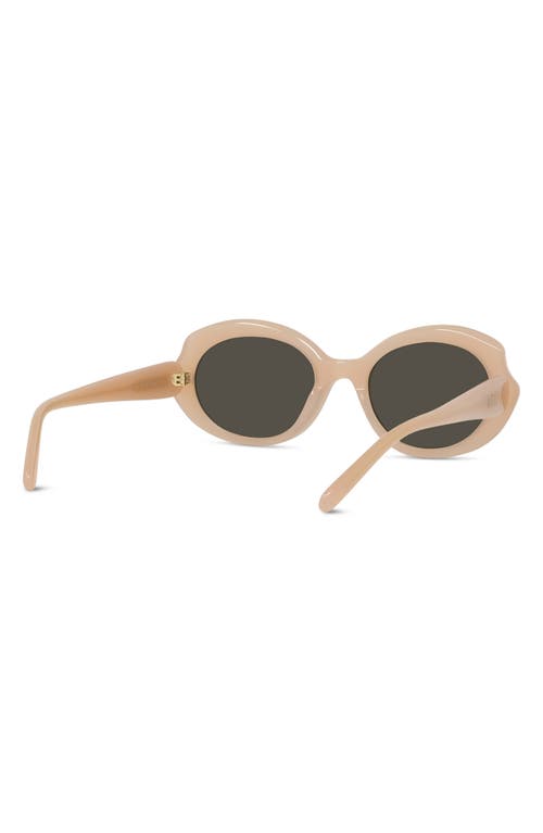 Loewe Thin Mini 54mm Oval Sunglasses In Neutral