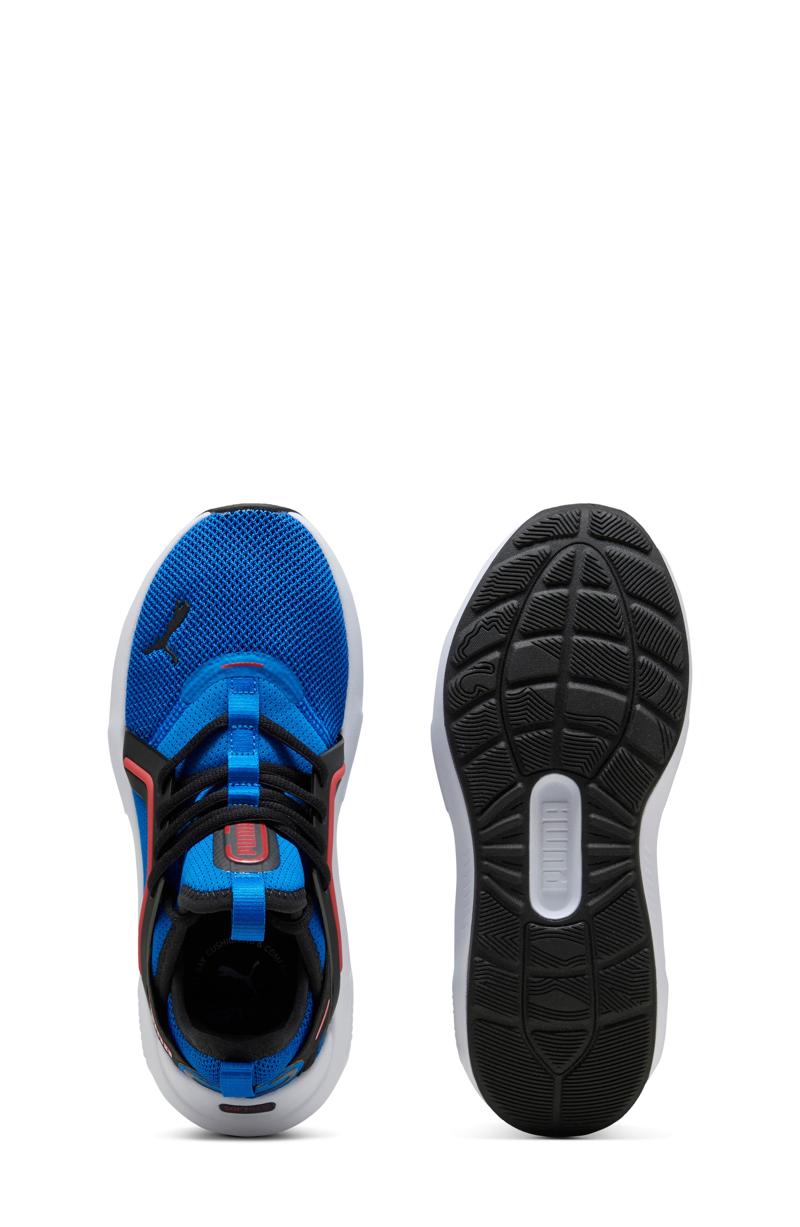 PUMA Kids' Softride Enzo 5 Sneaker, Alternate, color, Puma Team Royal/ Black/ Red