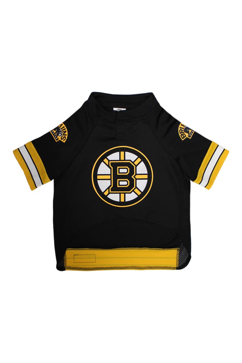 Boston Bruins Dog Jersey, Alternate, color, BLACK