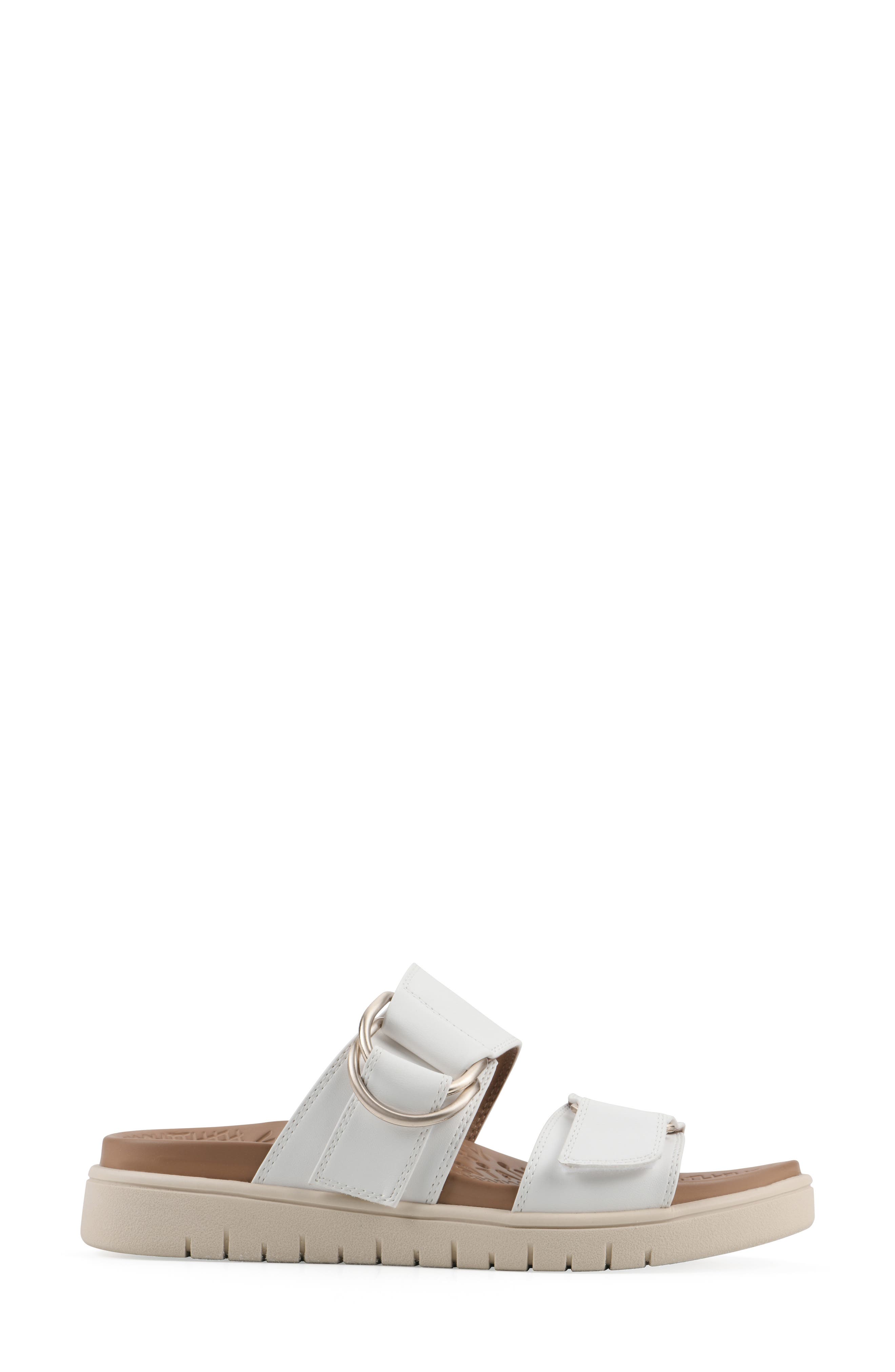 White Mountain Footwear Namaste Fom Recovery Slide Sandal, Alternate, color, 
