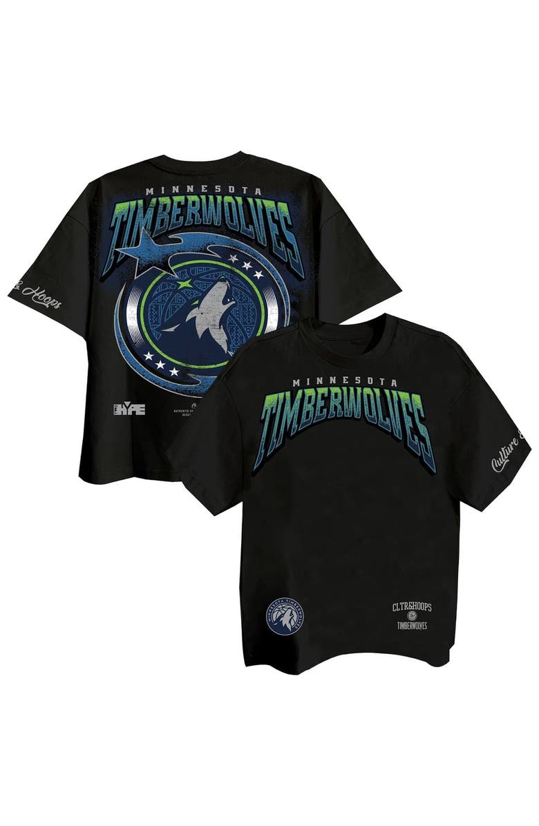Two Hype Men's Two Hype Black Minnesota Timberwolves Drip & Dime Collection Premium T-Shirt, Main, color, 