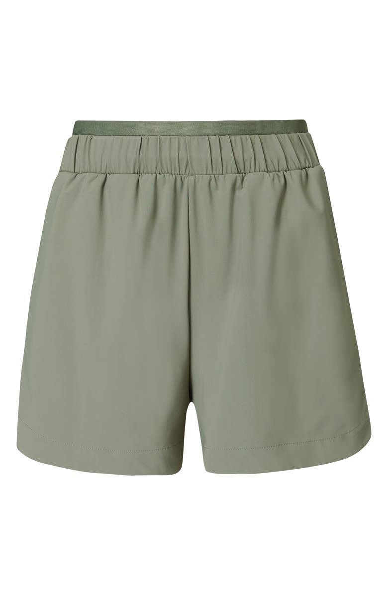 Sweaty Betty Explorer Elevated Shorts, Alternate, color, Willow Green