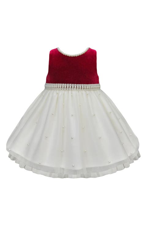Velvet Mesh Party Dress (Baby)