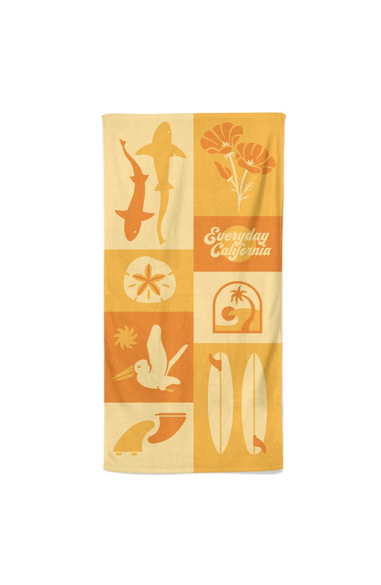 Everyday California Sundaze Beach Towel, Main, color, 