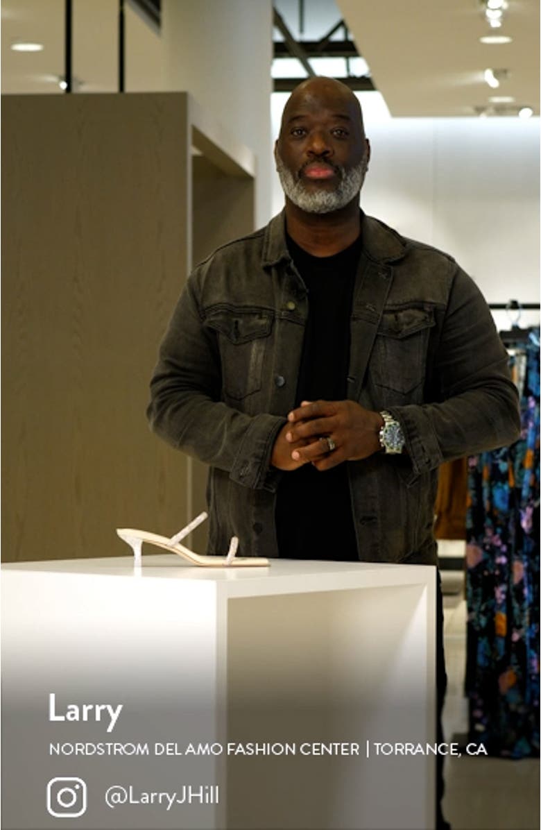 Nami Crystal Kitten Heel Slide Sandal, sales video thumbnail