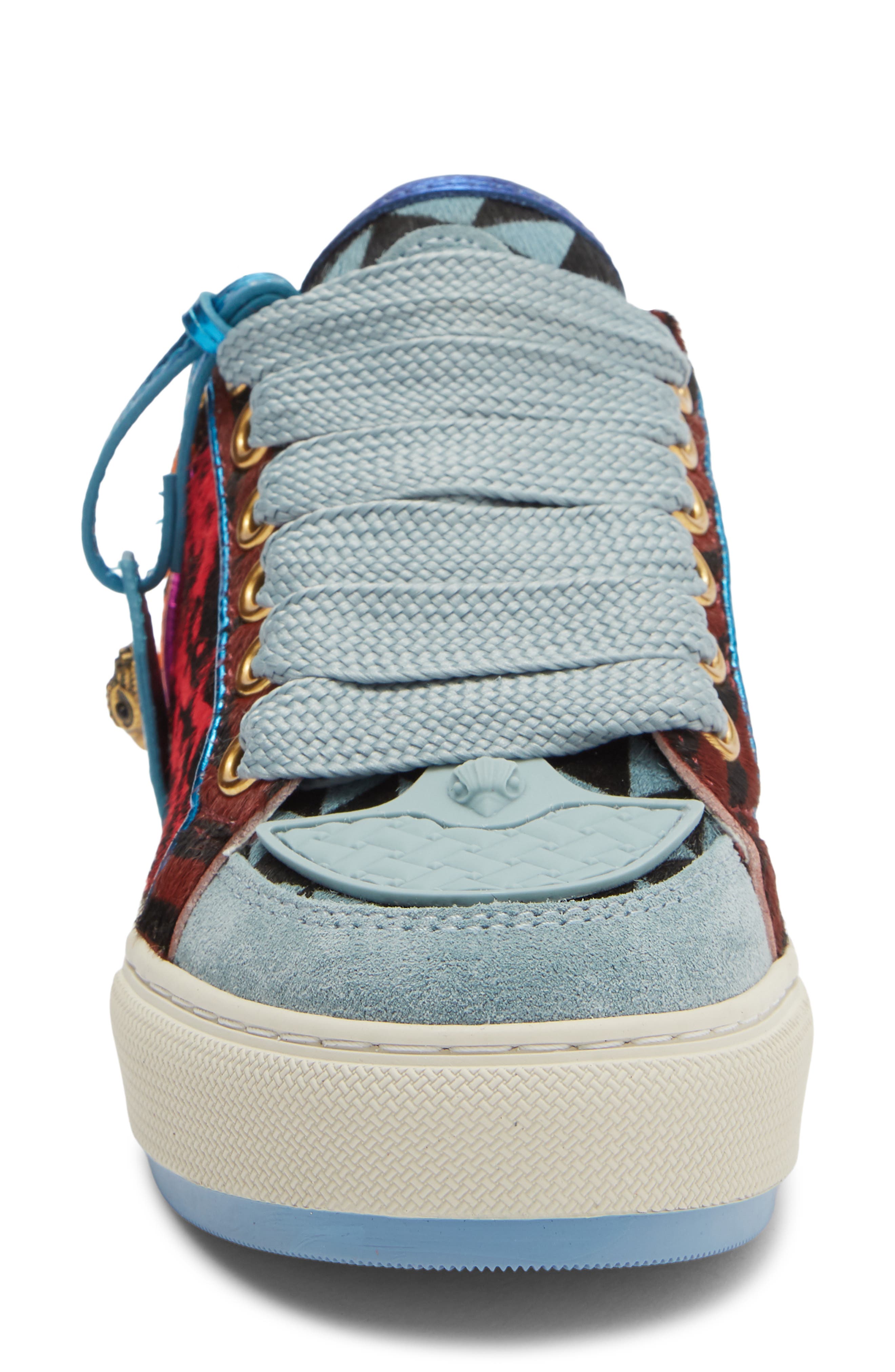 KG Kurt Geiger Southbank Tag Genuine Calf Hair Sneaker, Alternate, color, Blue/ Dark C