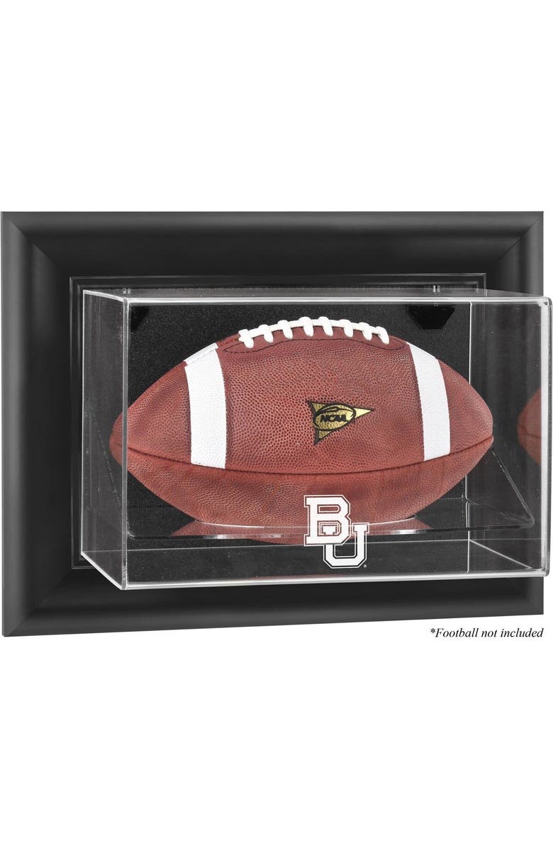FANATICS AUTHENTIC Baylor Bears Black Framed Logo Wall-Mountable Football Display Case, Main, color, 