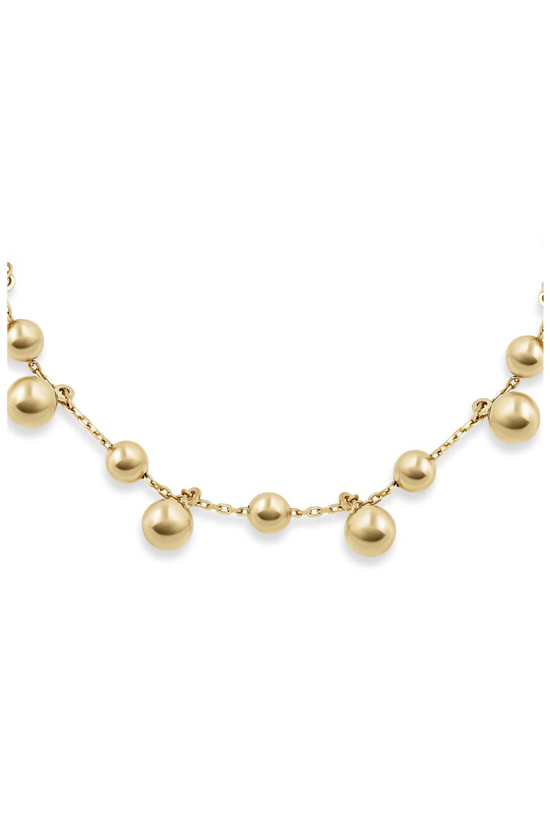 14K Gold Sphere Station Bracelet, Alternate, color, 14K YELLOW GOLD