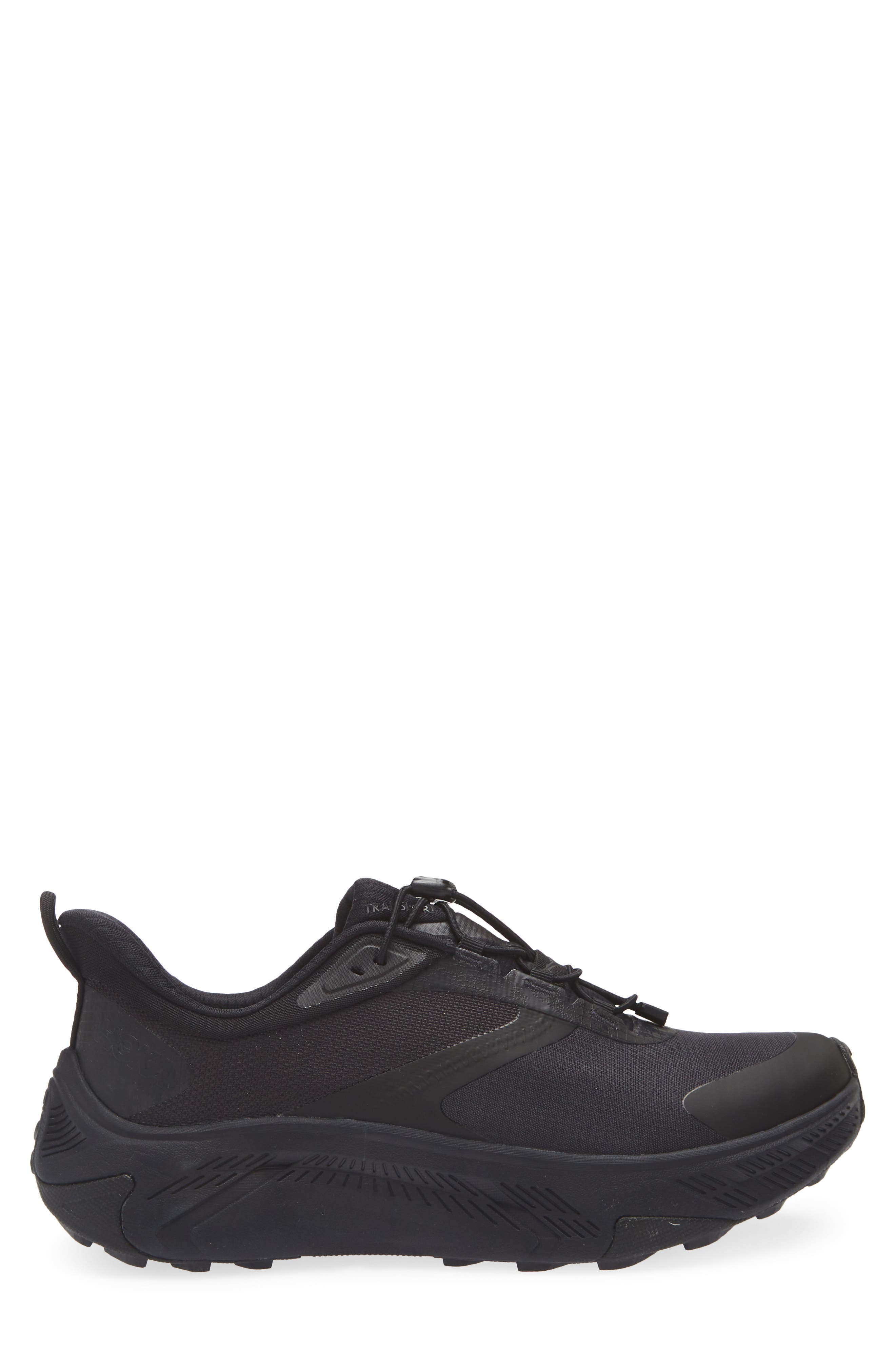 HOKA Transport 2 Gore-Tex<sup>®</sup> Waterproof Sneaker, Alternate, color, Black / Black