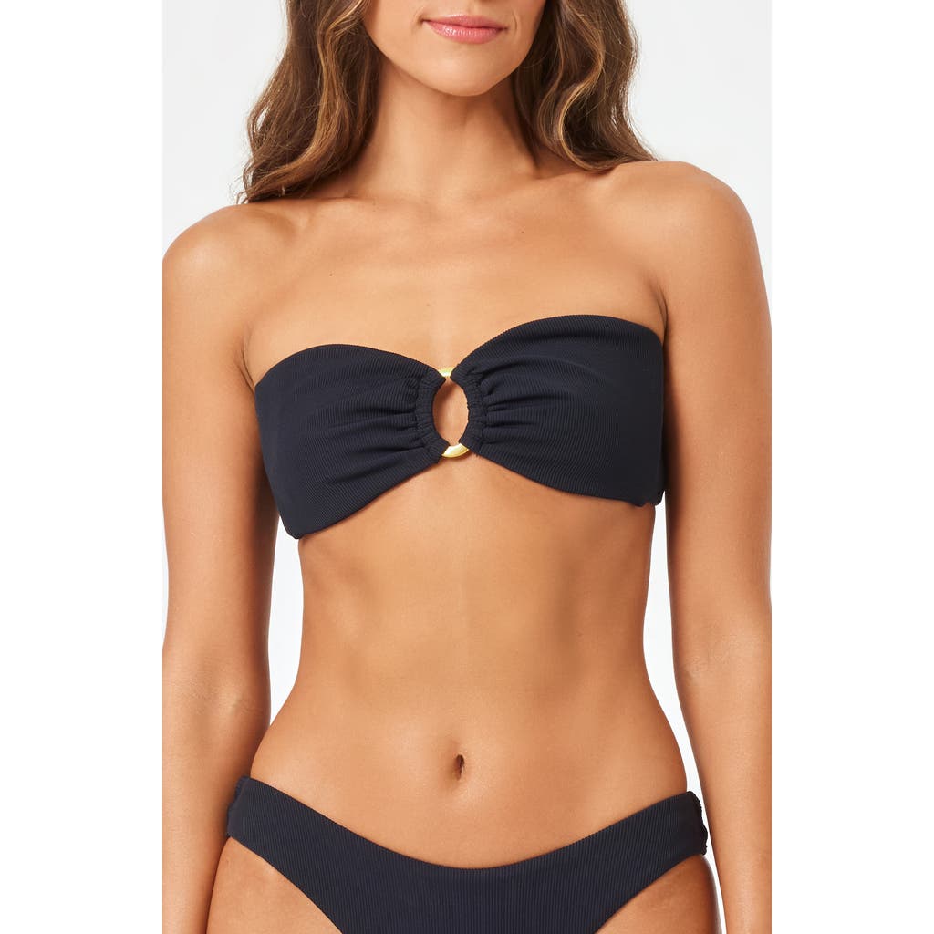 Shop L*space Lspace Jasper Bandeau Bikini Top In Black