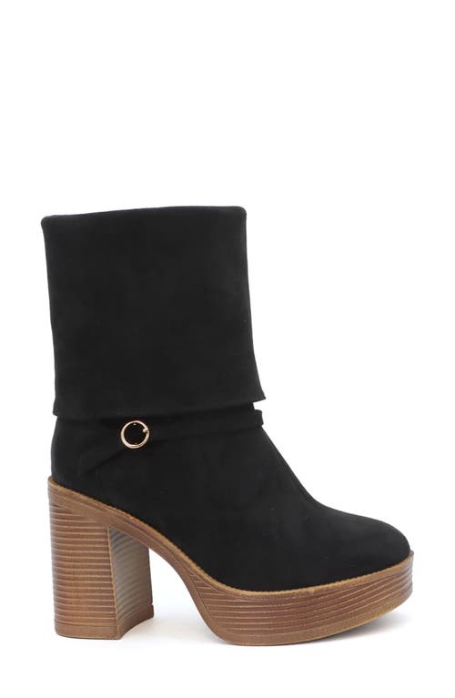 Yoki Platform Boot In Black