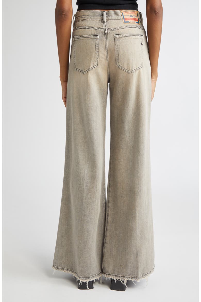 1978 D-Akemi Distressed Flare Leg Jeans, Alternate, color, GREY
