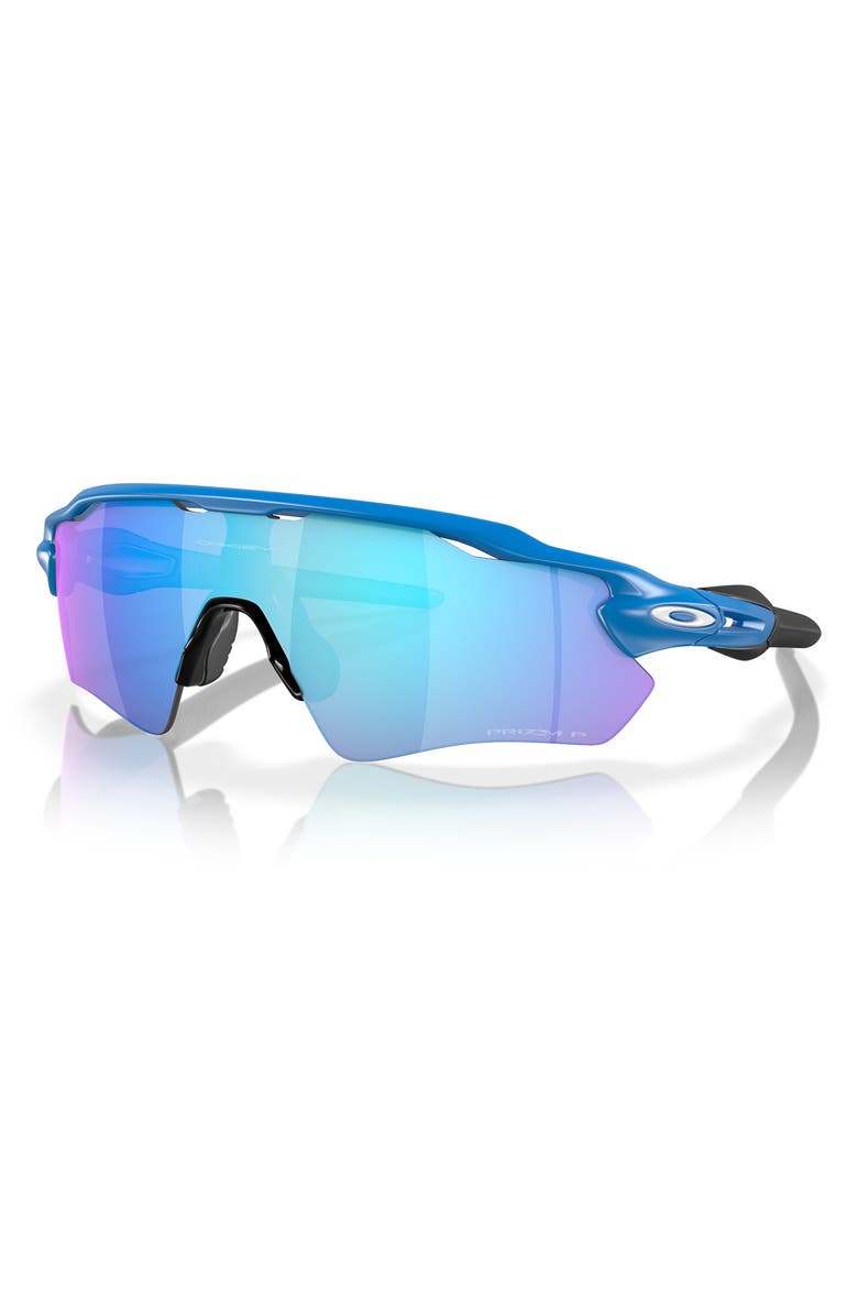 Oakley Radar<sup>®</sup> EV Path<sup>®</sup> Prizm<sup>™</sup> Polarized Wrap Shield Sunglasses, Alternate, color, Sapphire