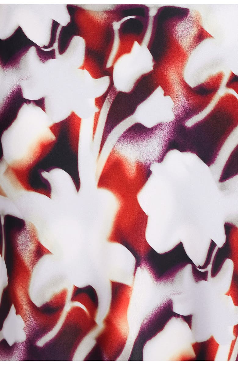 Petal & Pup Deidra Floral Long Sleeve Dress, Alternate, color, Blurred Floral