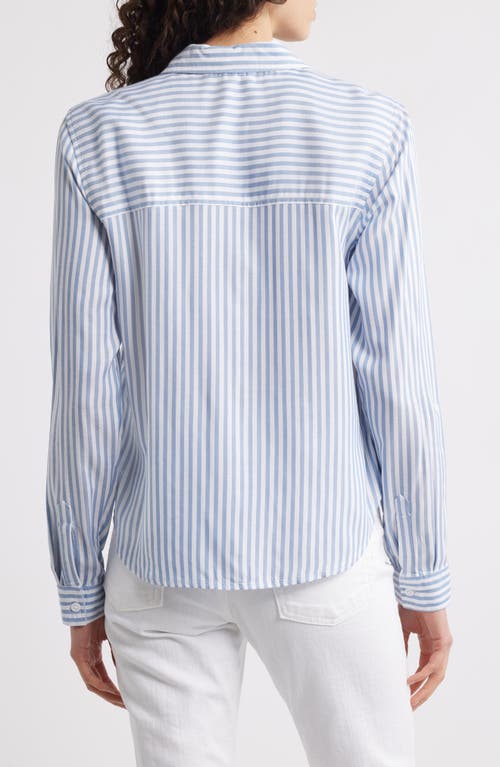 BEACHLUNCHLOUNGE BEACHLUNCHLOUNGE FALLON CROP BUTTON-UP SHIRT 