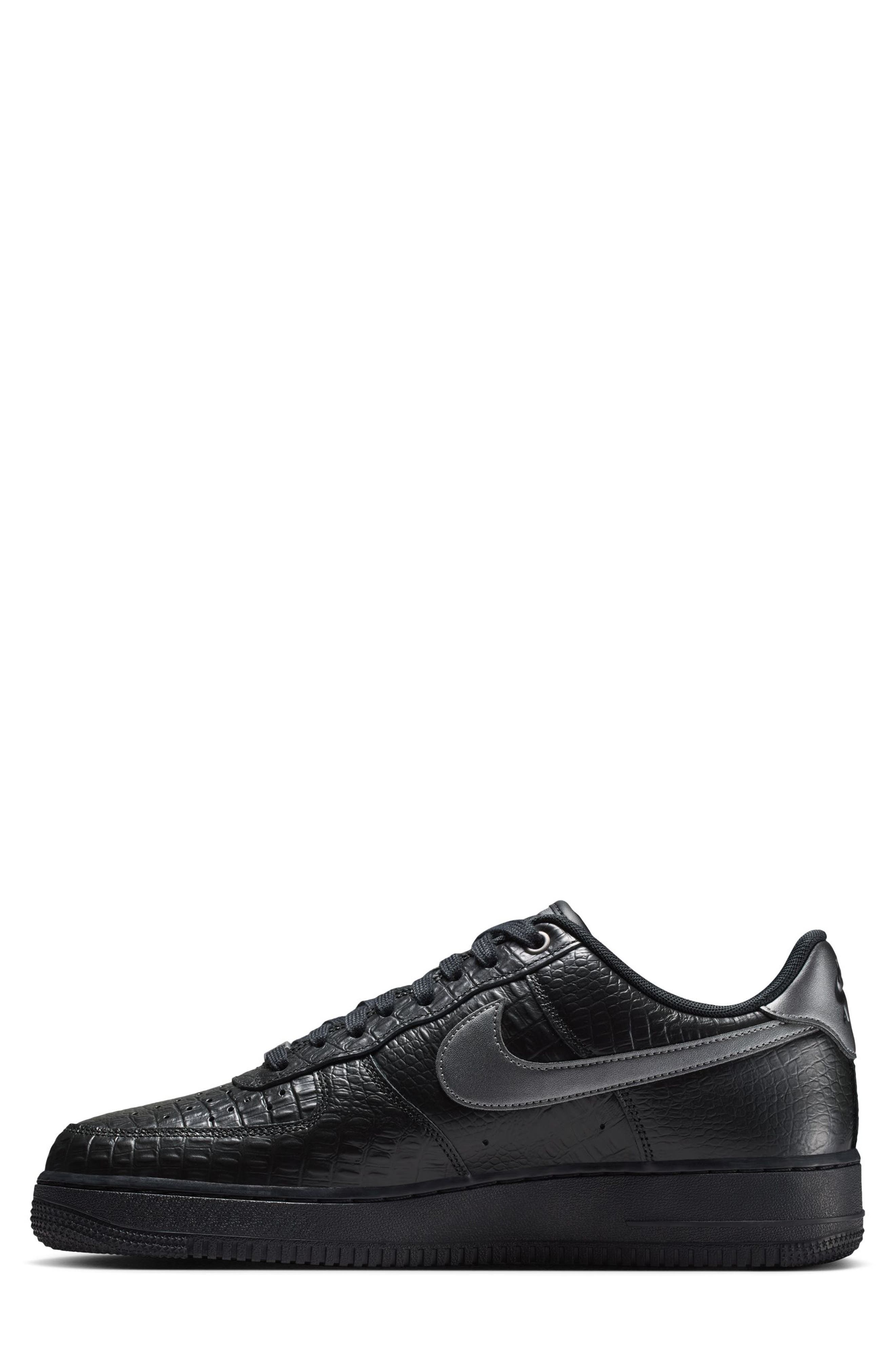 Air Force 1 '07 Sneaker, Alternate, color, BLACK/ DARK GREY