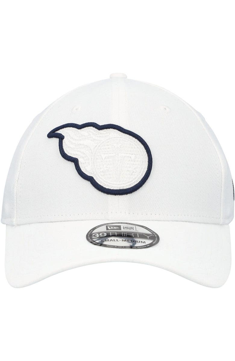 New Era Men's New Era White Tennessee Titans Team White Out 39THIRTY Flex Hat, Alternate, color, 