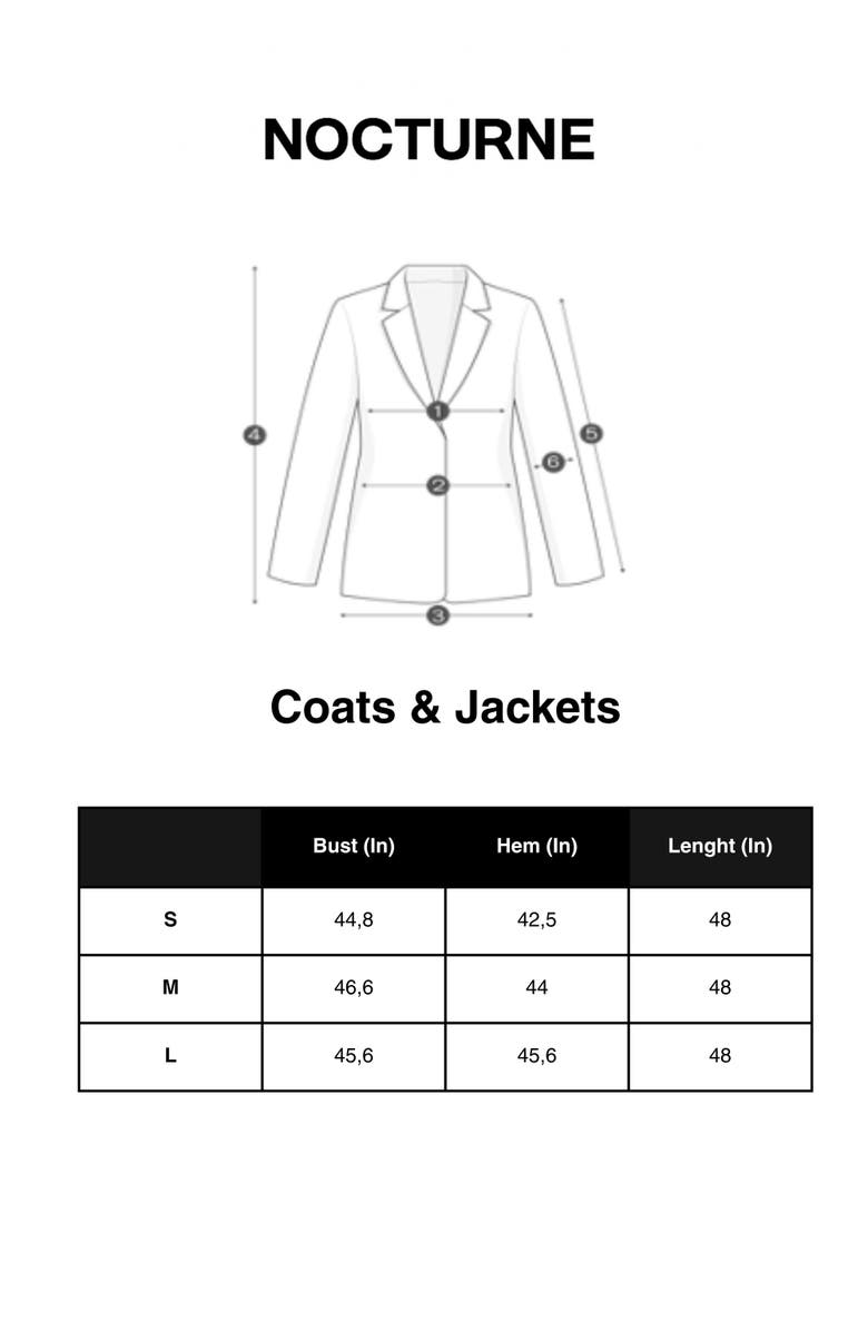 Nocturne Tailored Longline Coat, Alternate, color, Black