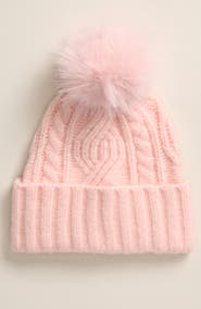 Treasure & Bond Cable Stitch Pom Beanie