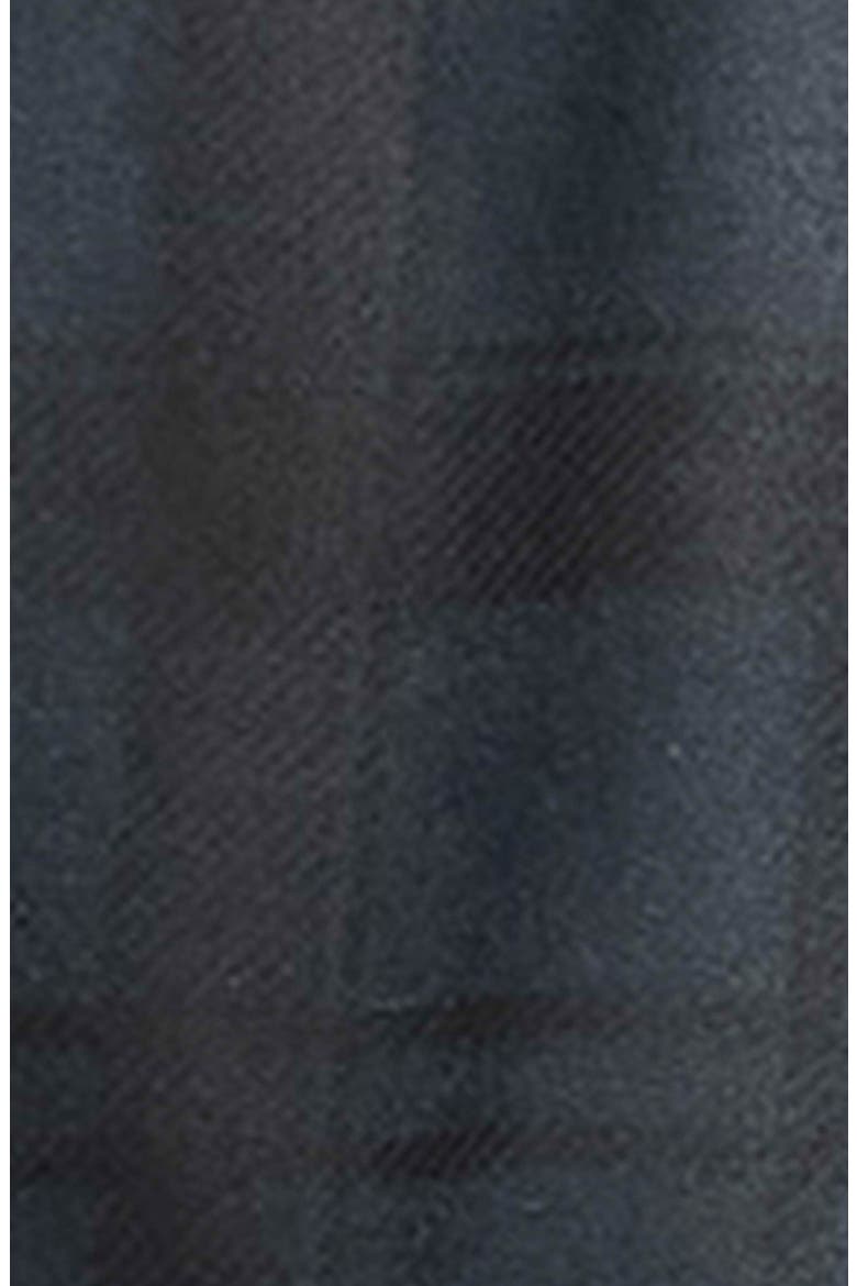 Ambleside Plaid Water Resistant Waxed Cotton Shirt Jacket, Alternate, color, NAVY TARTAN