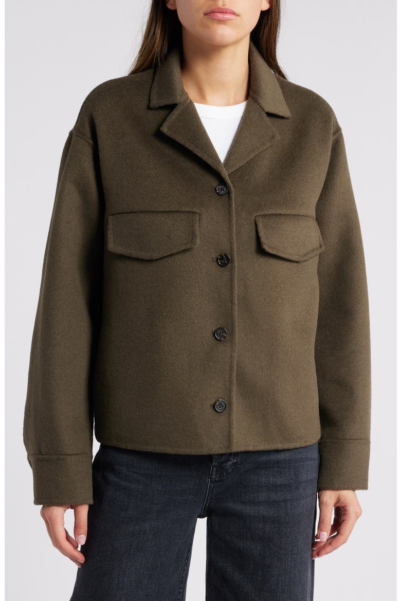Riley Wool Blend Jacket, Alternate, color, OLIVE