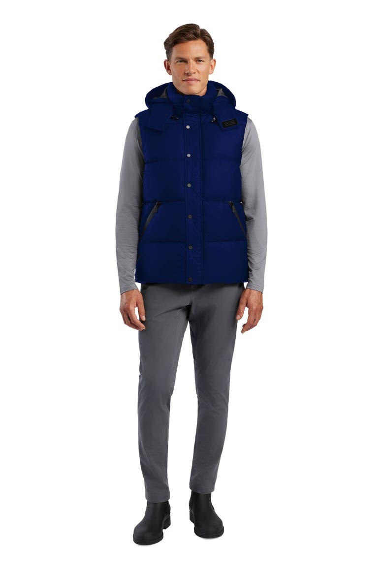 Chiswell Water Repellent Quilted Puffer Vest, Alternate, color, OCEANO