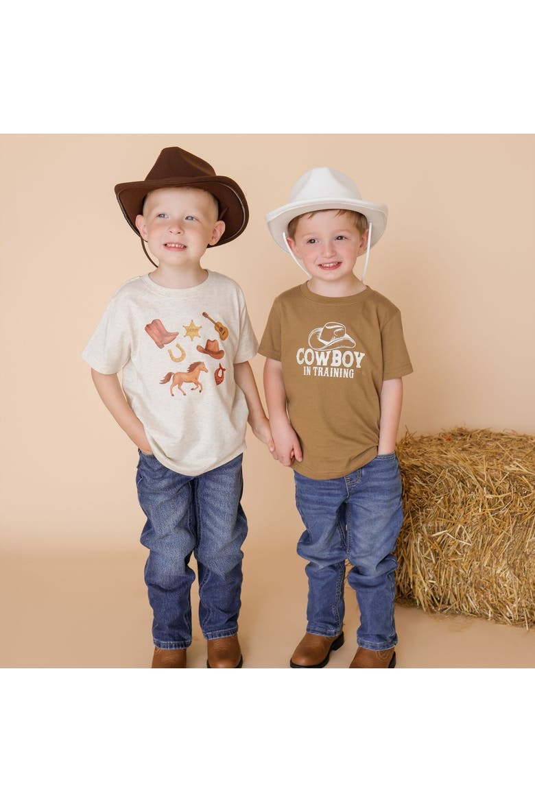 Western Cowboy Short Sleeve T-Shirt, Alternate, color, Natural Heather