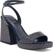 Vince Camuto Pilannaa Rhinestone Block Heel Sandal