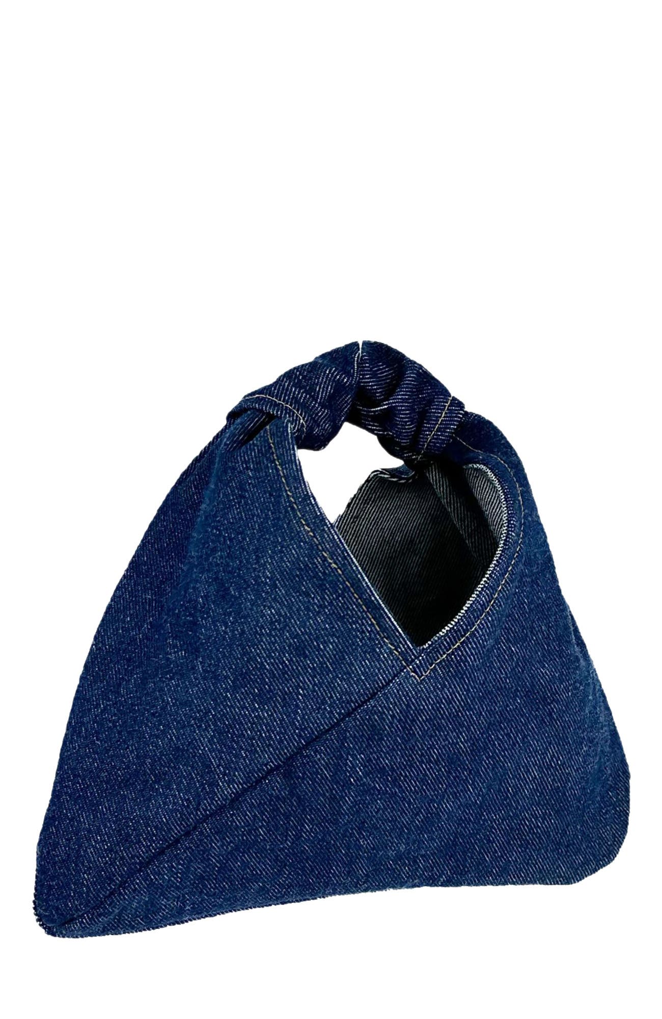 Mini Aizome Denim Gami Bag, Alternate, color, Aizome
