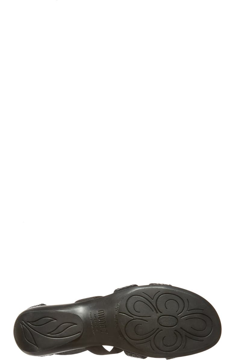 Munro 'Zena' Snake Embossed Sandal, Alternate, color,