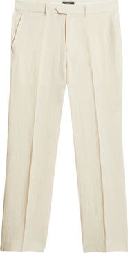 Percival Flat Front Linen Chinos