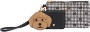 Nanette Lepore Faux Leather Wristlet with Card Case & AirTag Holder