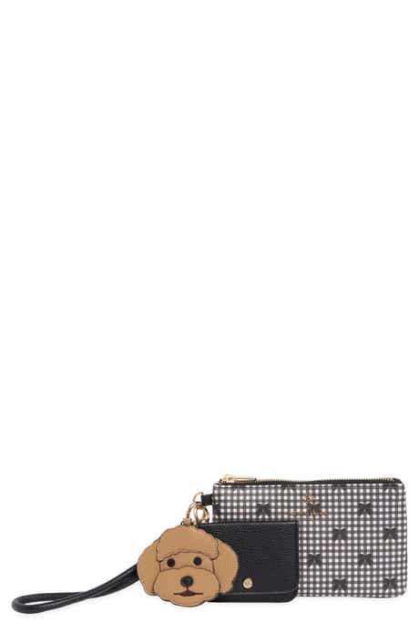 Nanette Lepore Faux Leather Wristlet with Card Case & AirTag Holder