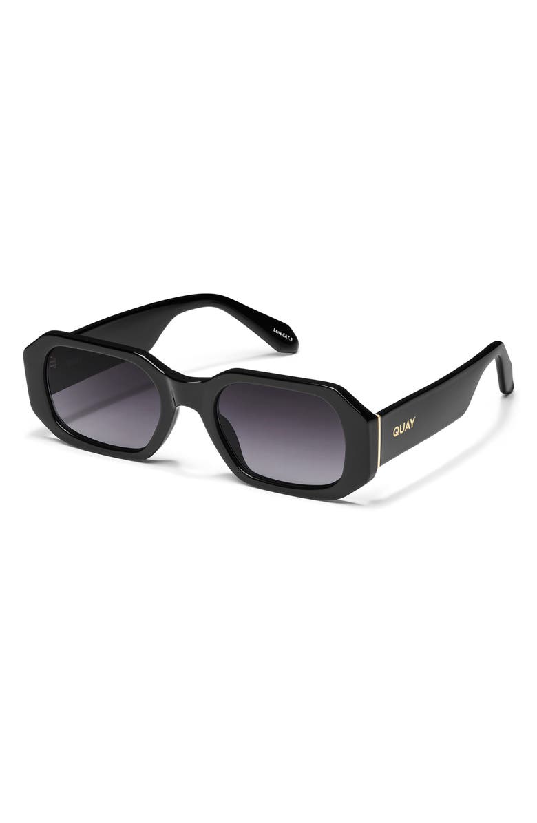 Hyped Up 38mm Gradient Square Sunglasses