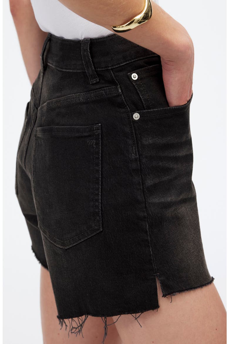 The Perfect Vintage High Waist Mid Length Denim Shorts, Alternate, color, CATALANI WASH