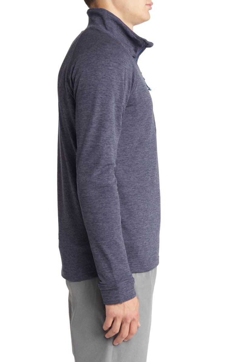 L.L.Bean Adventure Grid Fleece Quarter Zip Pullover, Alternate, color, 