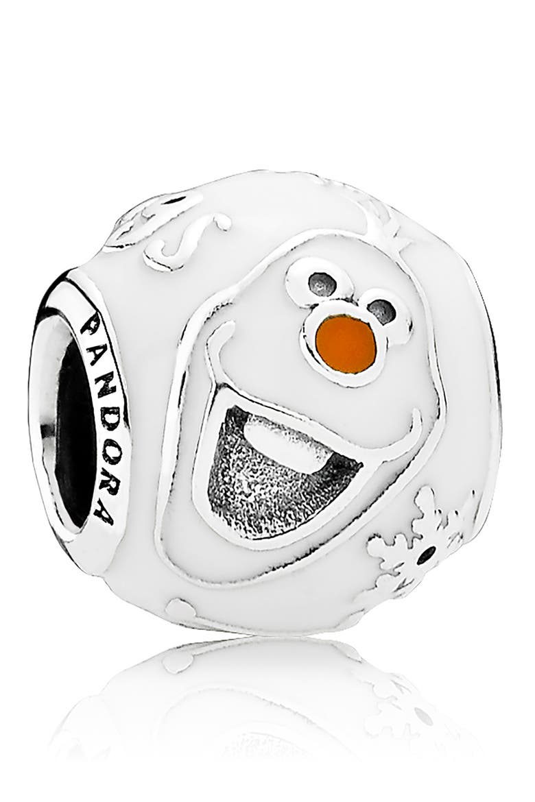 Disney Olaf Charm, Main, color, SILVER
