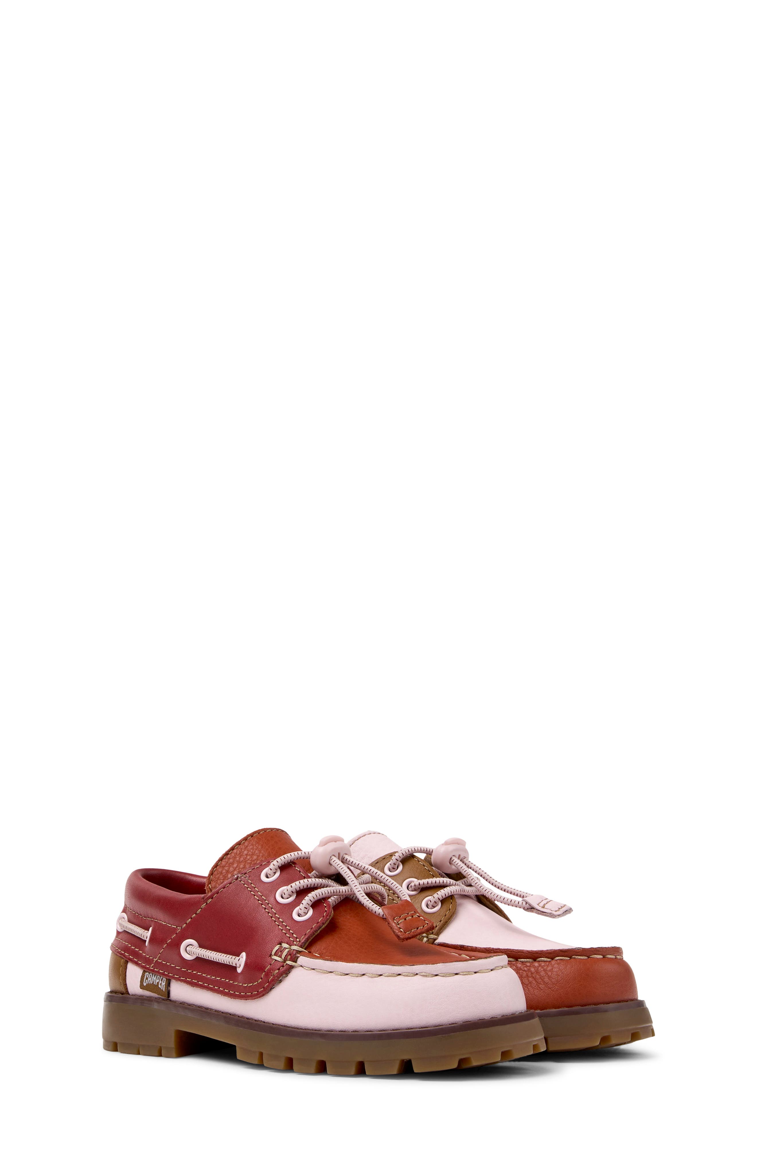 Kids' Twins Compas Leather Boat Shoe, Alternate, color, MULTI - ASSORTED