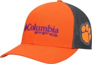 Columbia Men's Columbia Orange/Gray Clemson Tigers PFG Snapback Hat