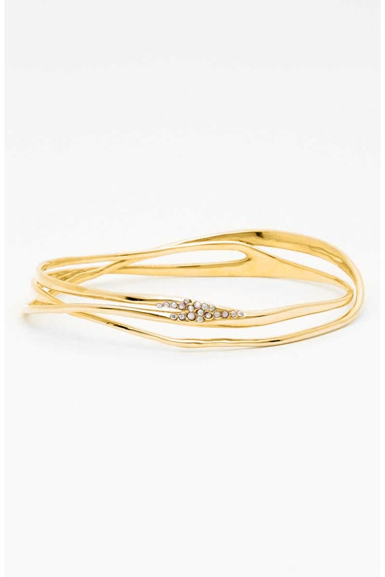 'Miss Havisham - New Wave' Bangle, Main, color, GOLD