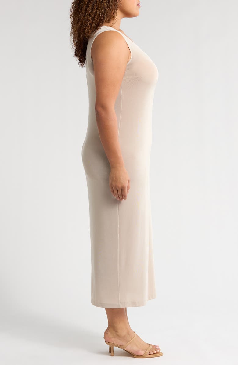 Vikki Vi Sleeveless Stretch Knit Maxi Tank Dress, Alternate, color,