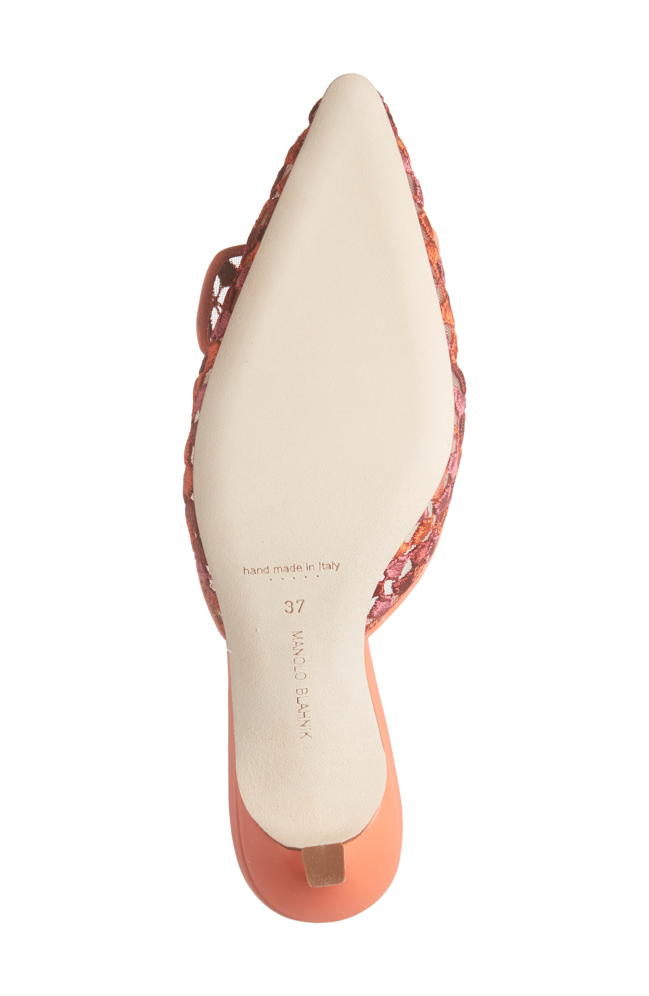 Manolo Blahnik Maysale Buckle Pointed Toe Mule, Alternate, color, 